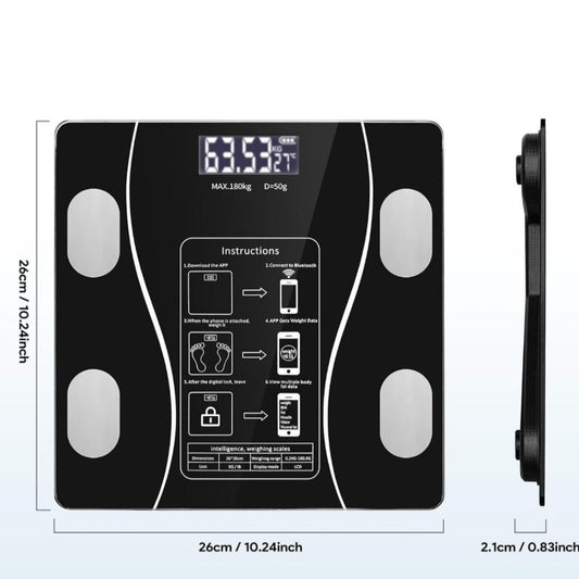 Pesa Digital De Baño Inteligente