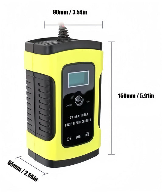 Cargador De Bateria De Pulso Inteligente 12V
