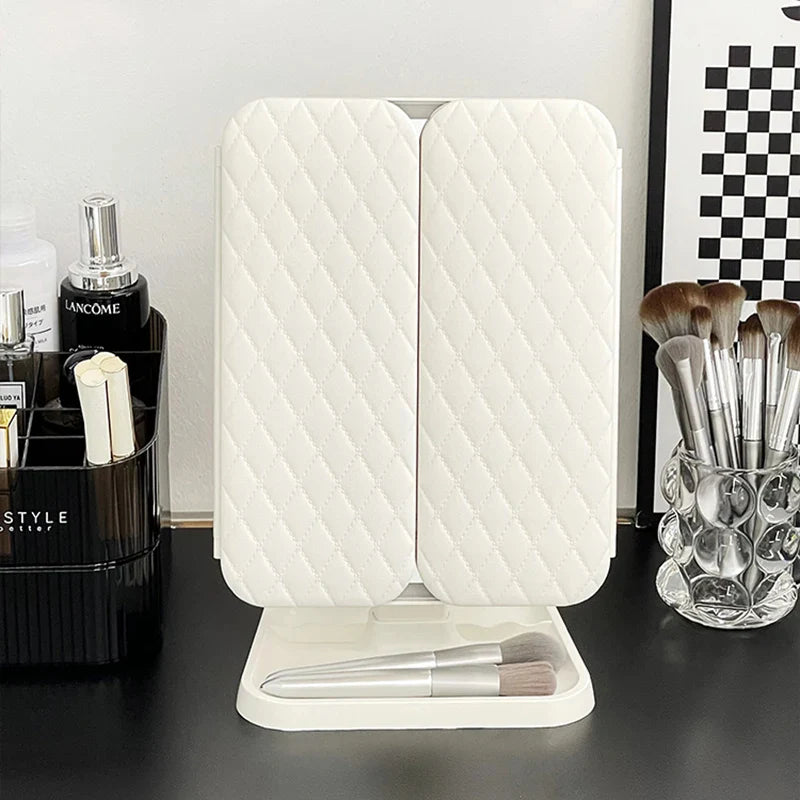 Espejo Luz LED Plegable Maquillaje